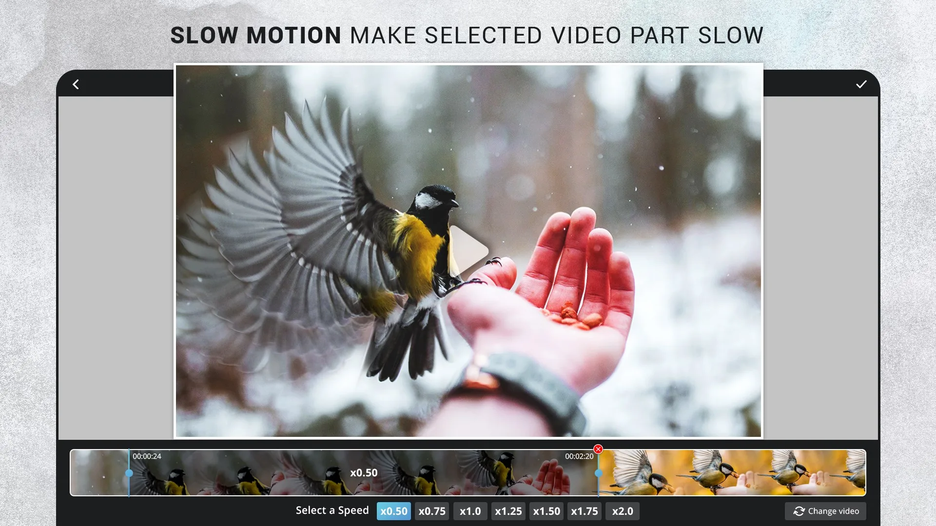 Video Speed Changer - Slow-Mo, Fast-Mo screenshot 1