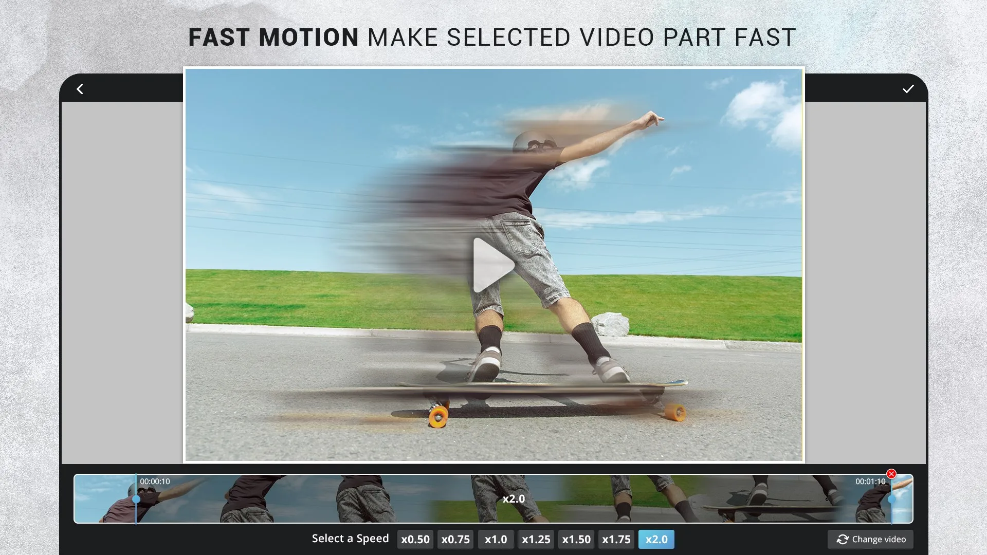 Video Speed Changer - Slow-Mo, Fast-Mo screenshot 2