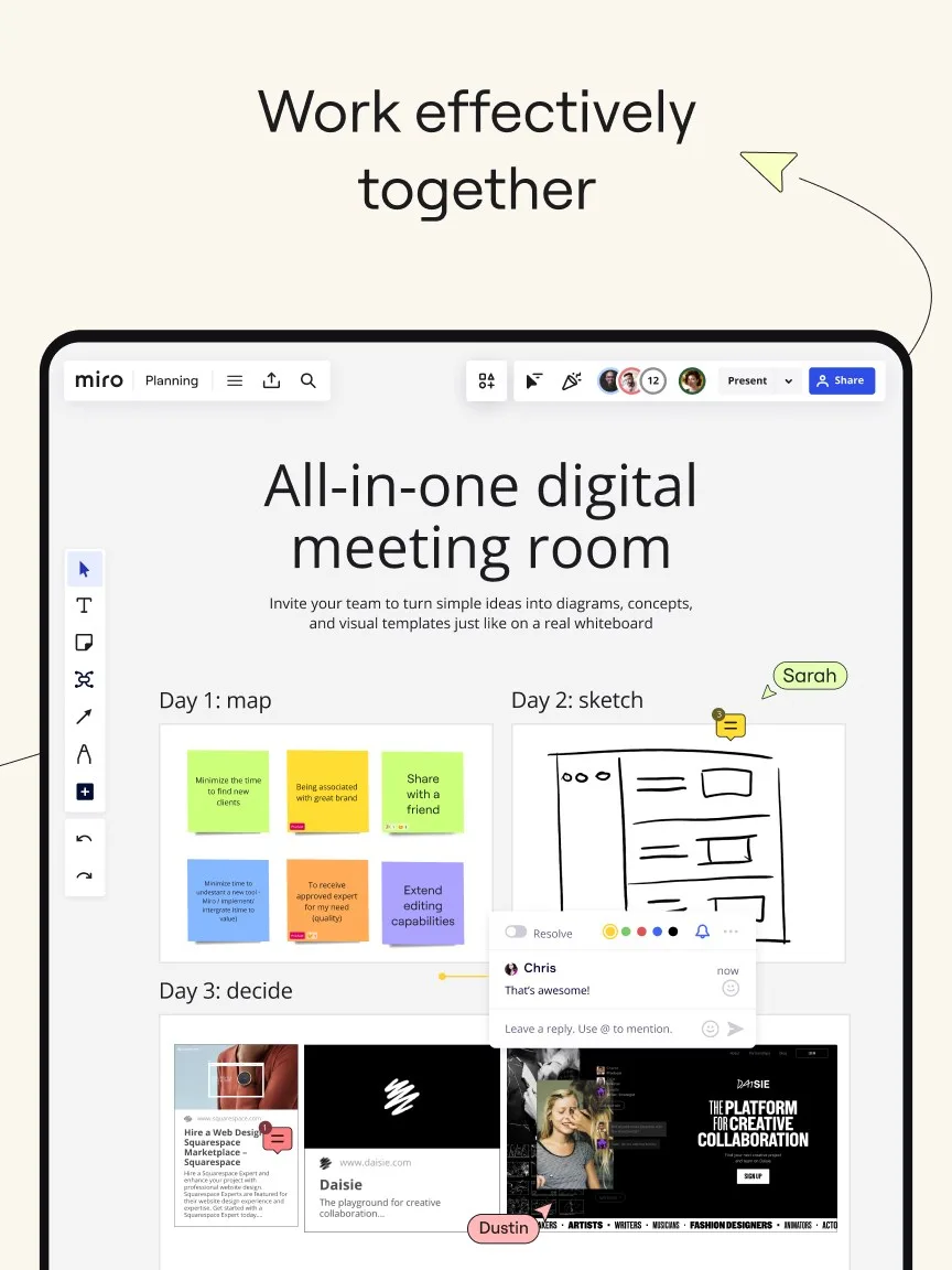 Miro: your visual workspace screenshot 1