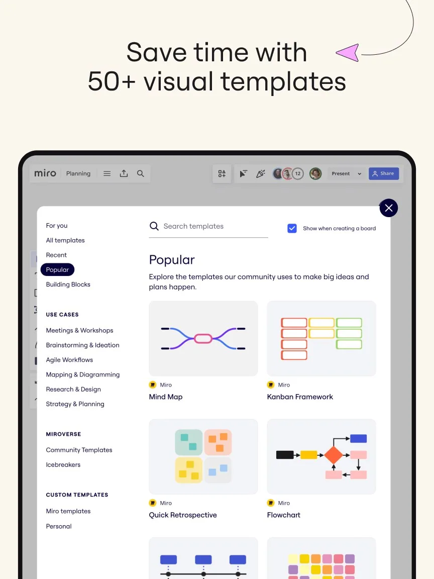 Miro: your visual workspace screenshot 3