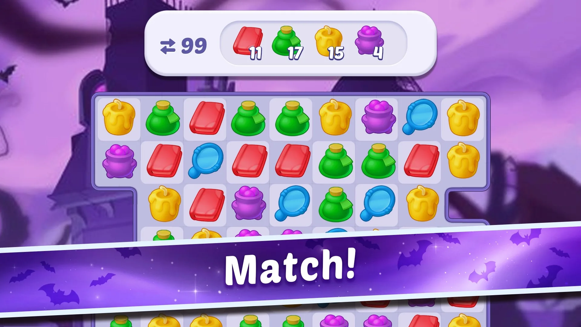 Mystic Hills: Match-3 Romance screenshot 2