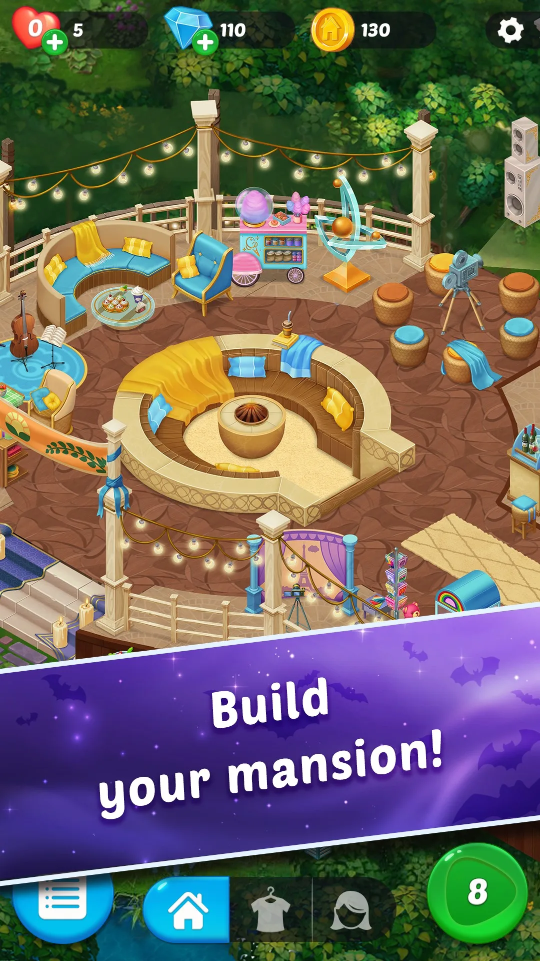 Mystic Hills: Match-3 Romance screenshot 5