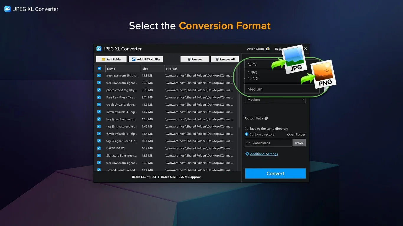 JPEG XL Converter - JPEG XL to JPEG & PNG screenshot 2