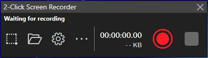 2-Click Screen Recorder screenshot 2