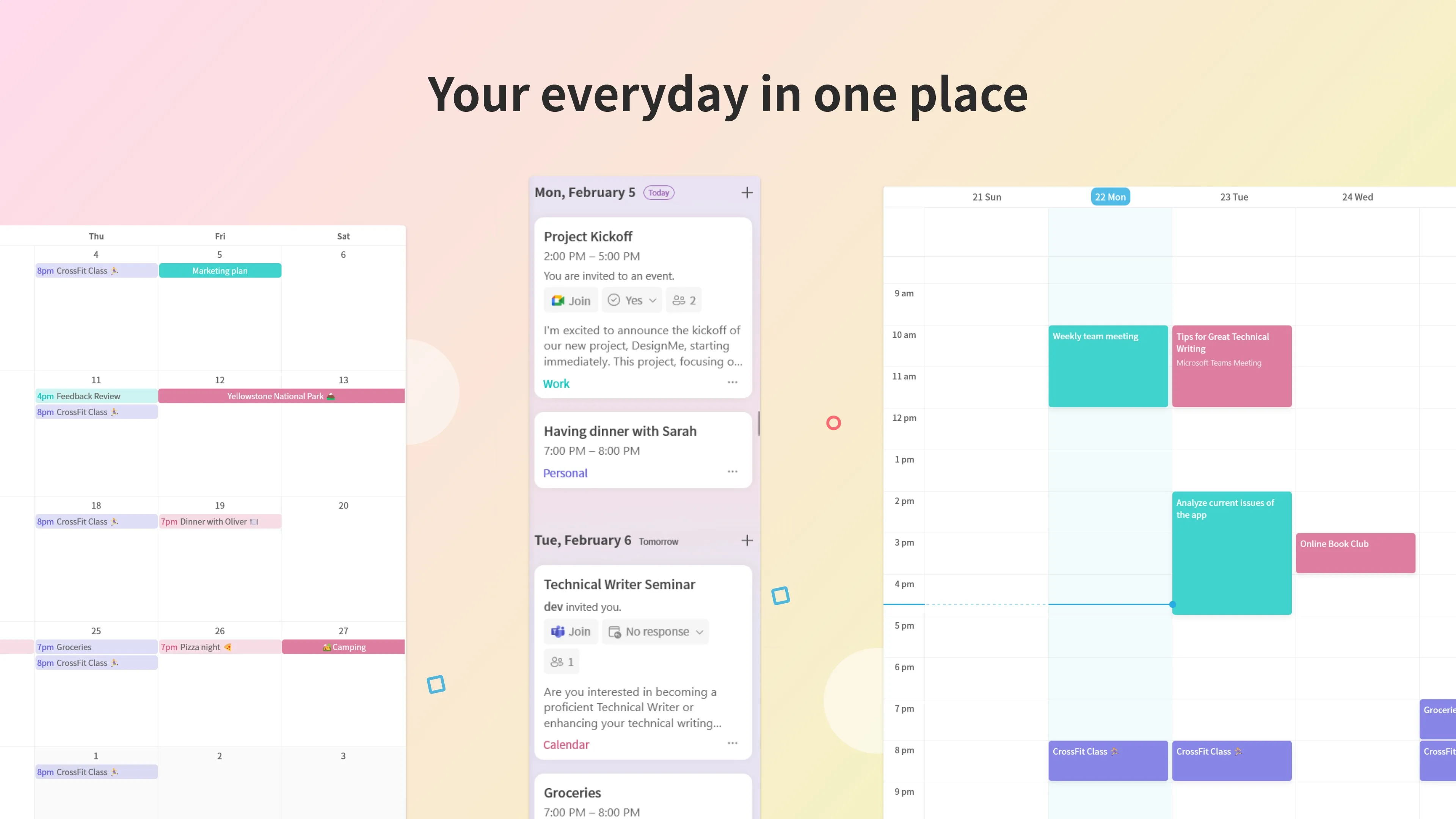 Me Calendar screenshot 2