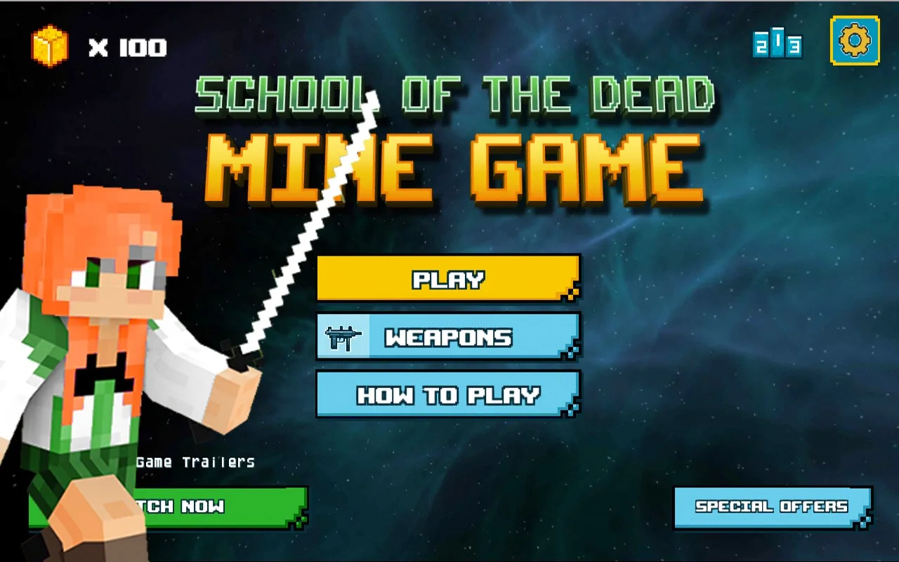 School of the Dead Mine Game screenshot 1