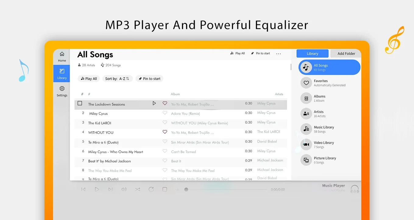 Music Player - MP3 Player, Audio Player screenshot 1