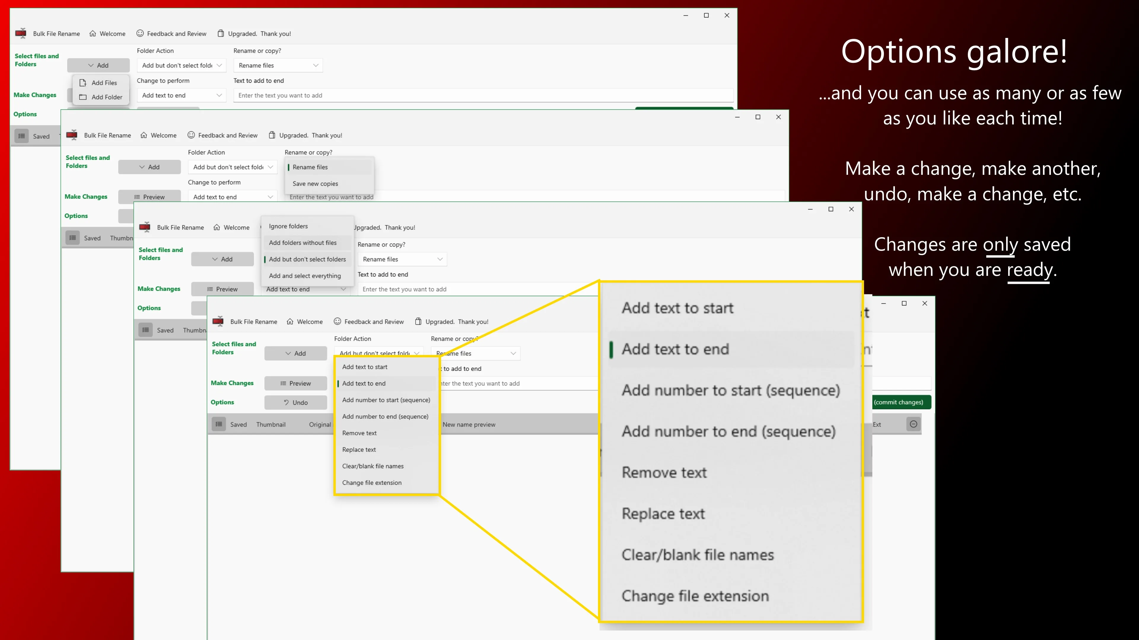 Bulk File Rename screenshot 3