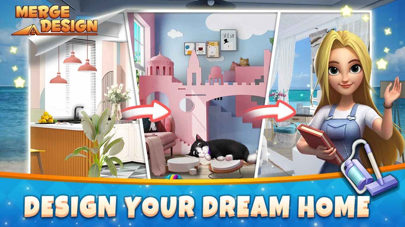 Merge Design: Mansion Makeover screenshot 5
