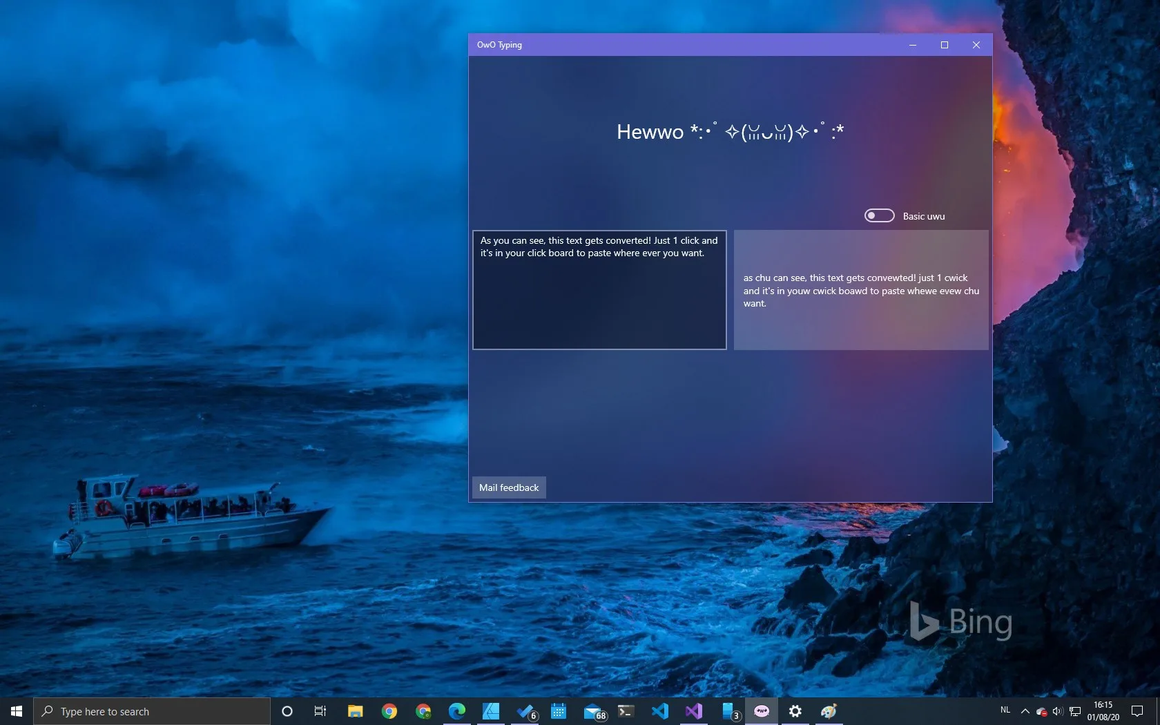 OwO Typing screenshot 2