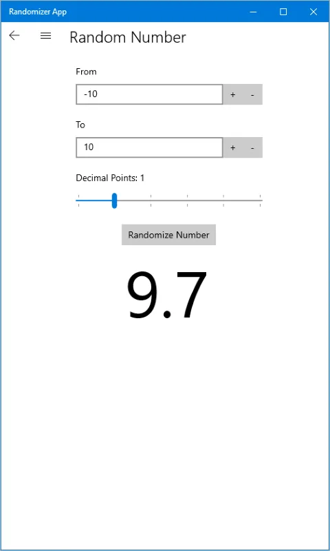 Randomizer App screenshot 1