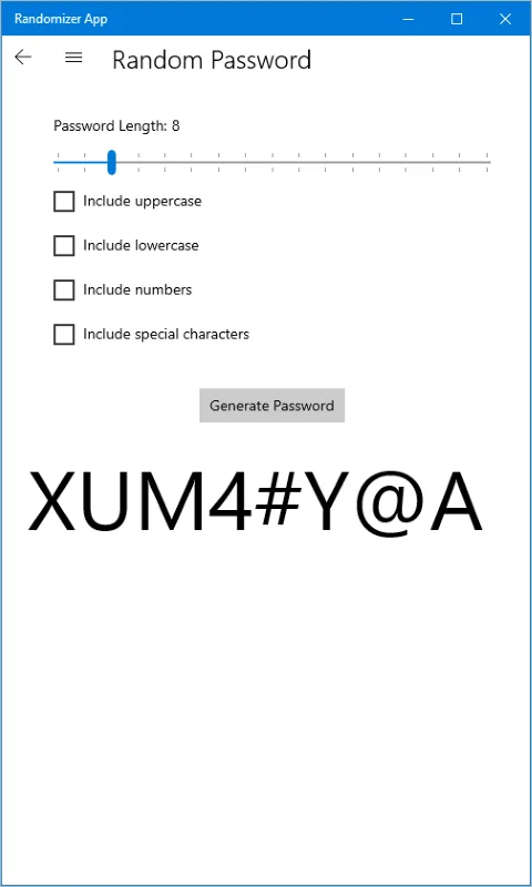 Randomizer App screenshot 2