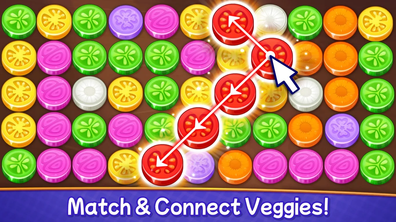 Veggies Cut: Logic Puzzle Game screenshot 2
