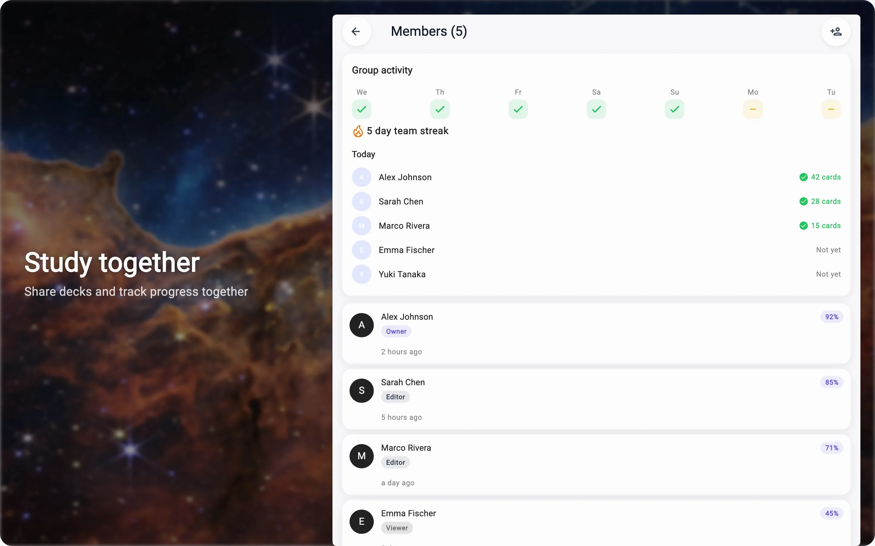 Space: Spaced Repetition screenshot 5