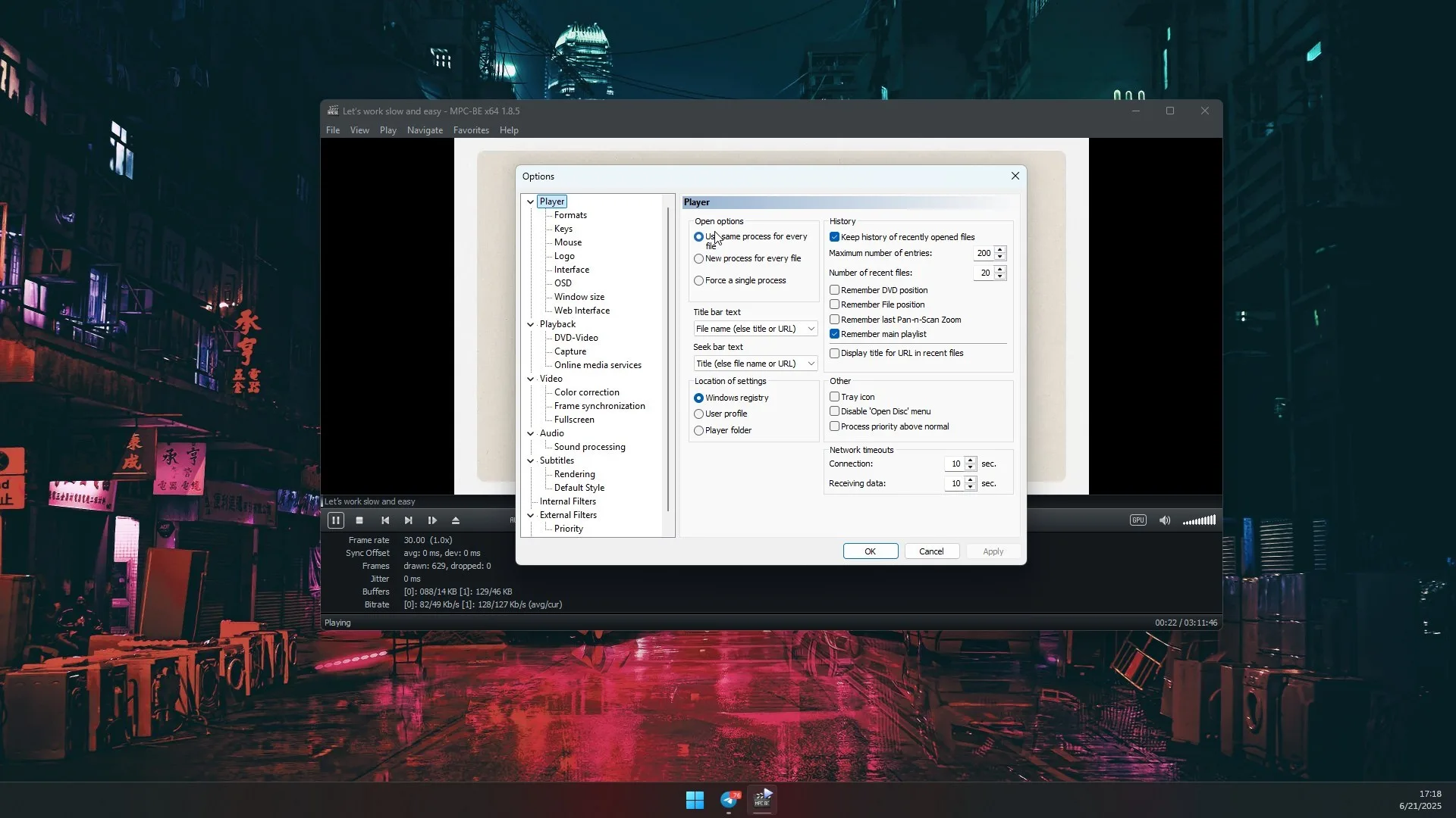 Media Player Classic - Home Cinema screenshot 2