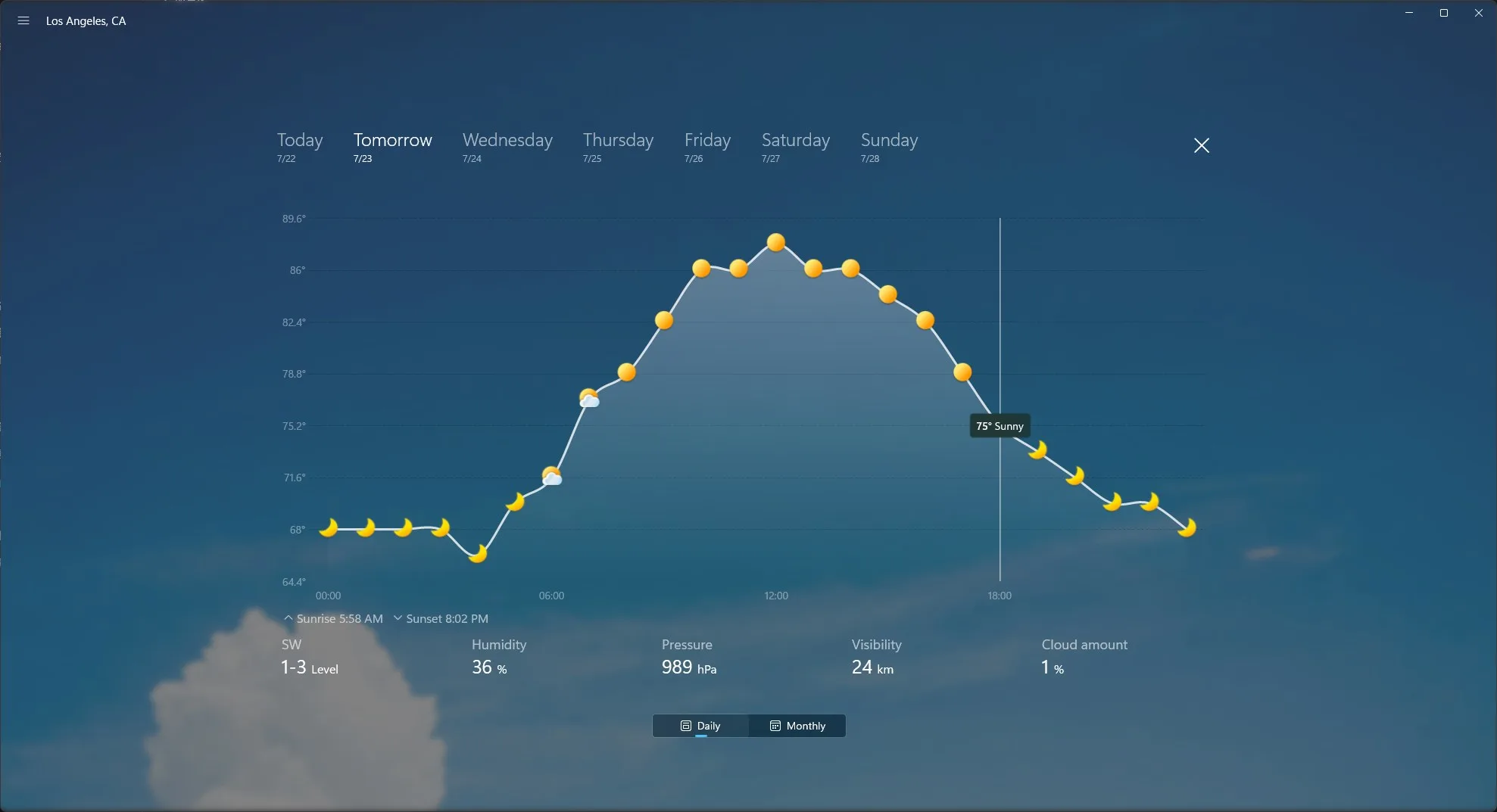 Skyline Weather screenshot 2