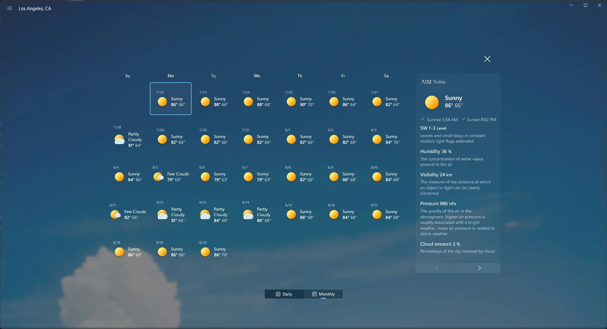 Skyline Weather screenshot 3