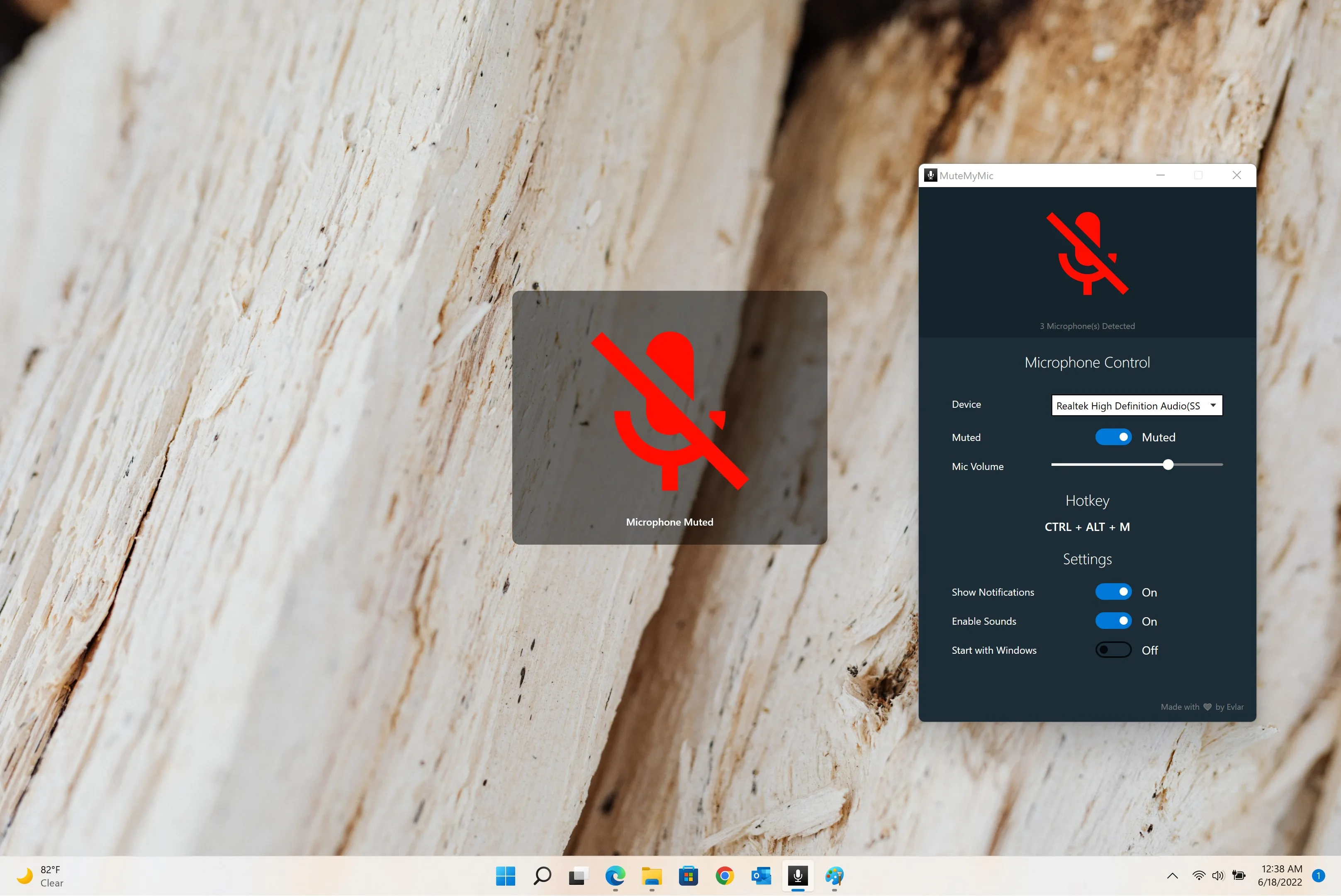 Hotkey Microphone Muter screenshot 3