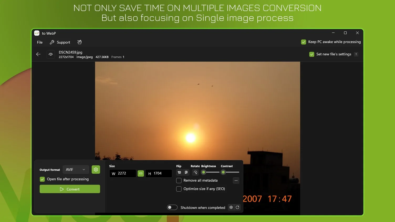 JPG to WEBP - PNG to WEBP screenshot 1