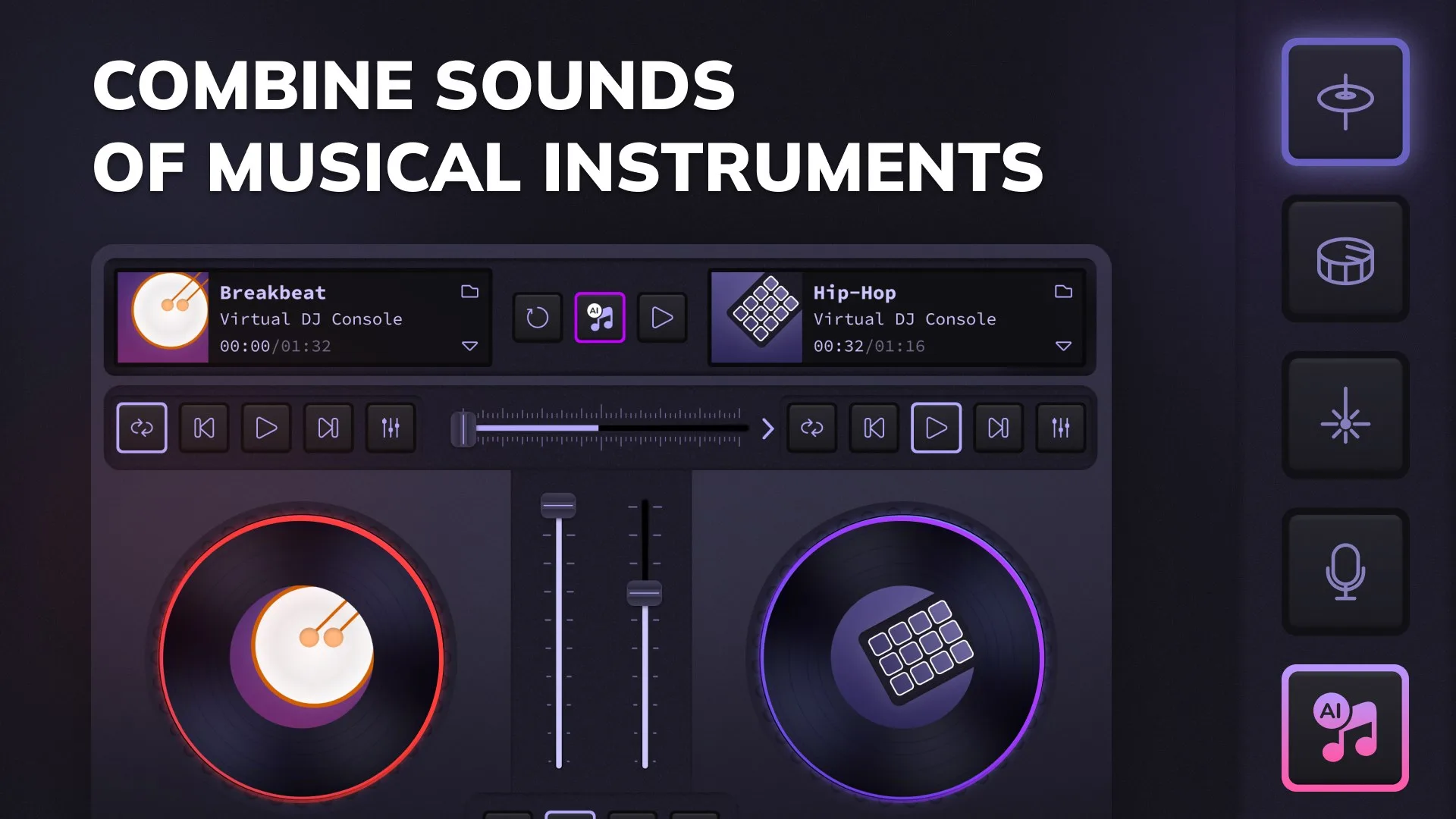 Virtual DJ Console: Mix music w/ Beat Maker Tool screenshot 1