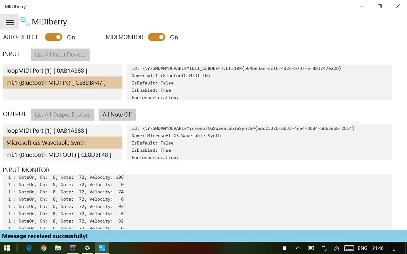 MIDIberry screenshot 1