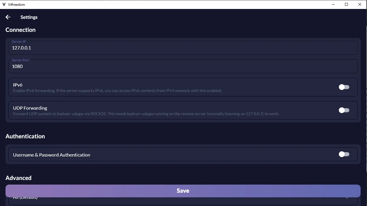 v4freedom screenshot 3
