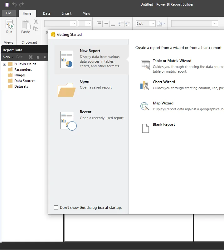 Power BI Report Builder screenshot 3