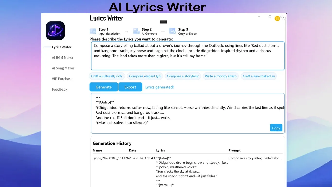 AI Music & Song Generator screenshot 1