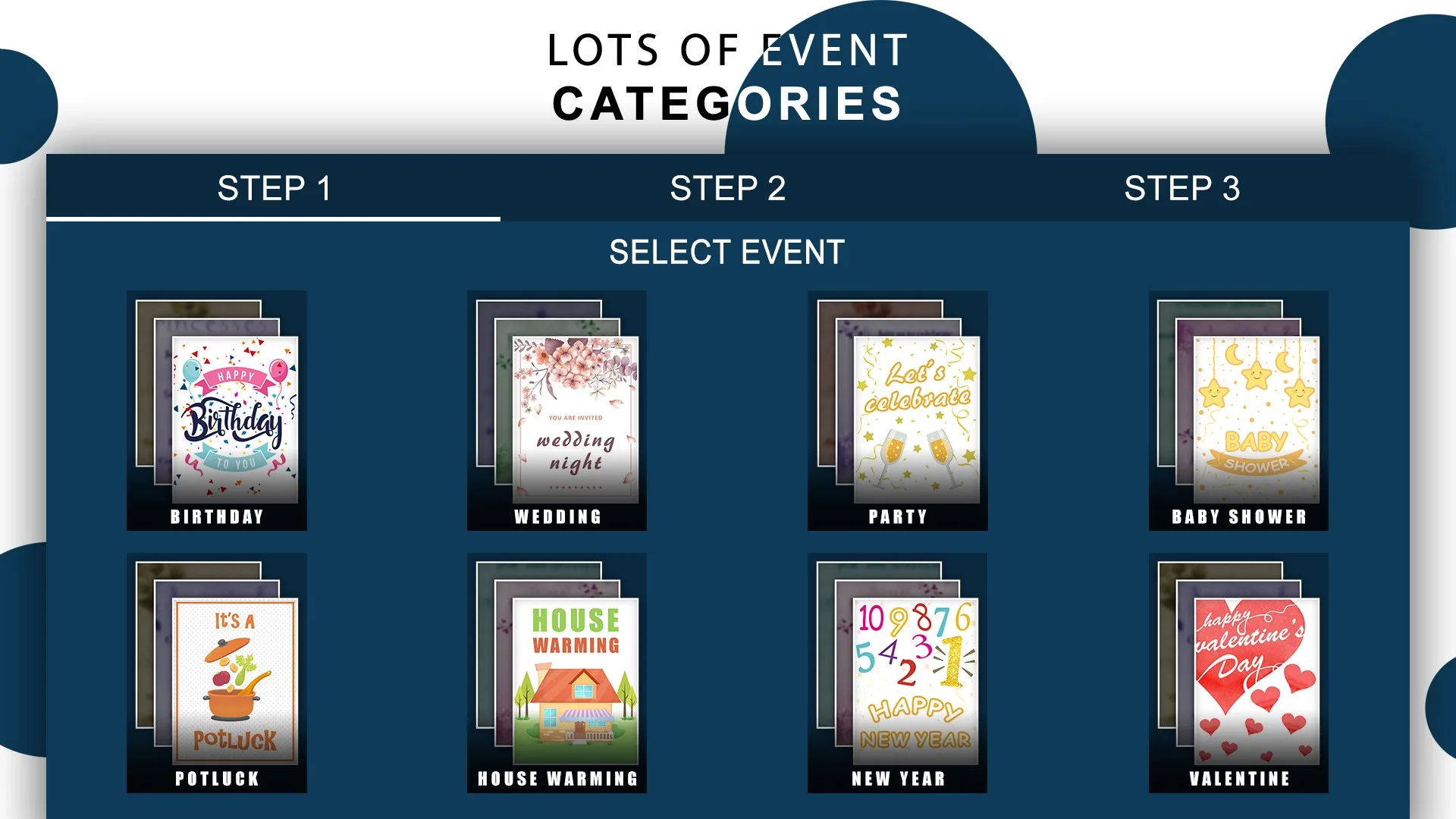 Invitation Card Maker: E-cards & Digital invites screenshot 1