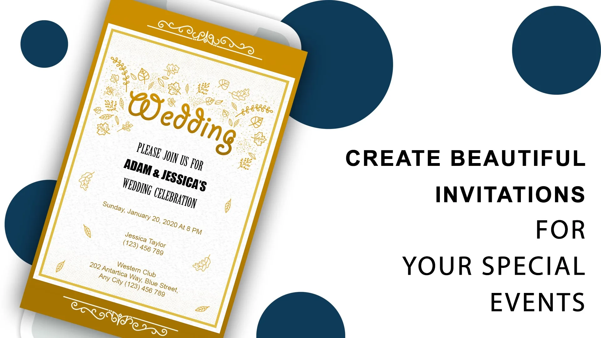 Invitation Card Maker: E-cards & Digital invites screenshot 2