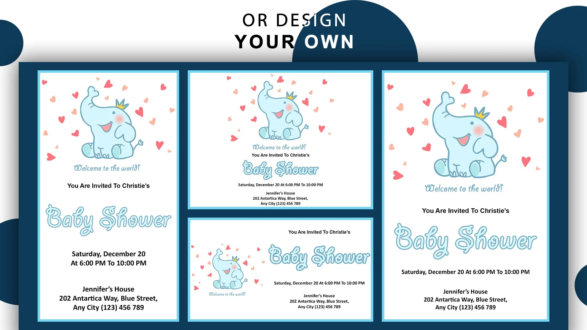 Invitation Card Maker: E-cards & Digital invites screenshot 4