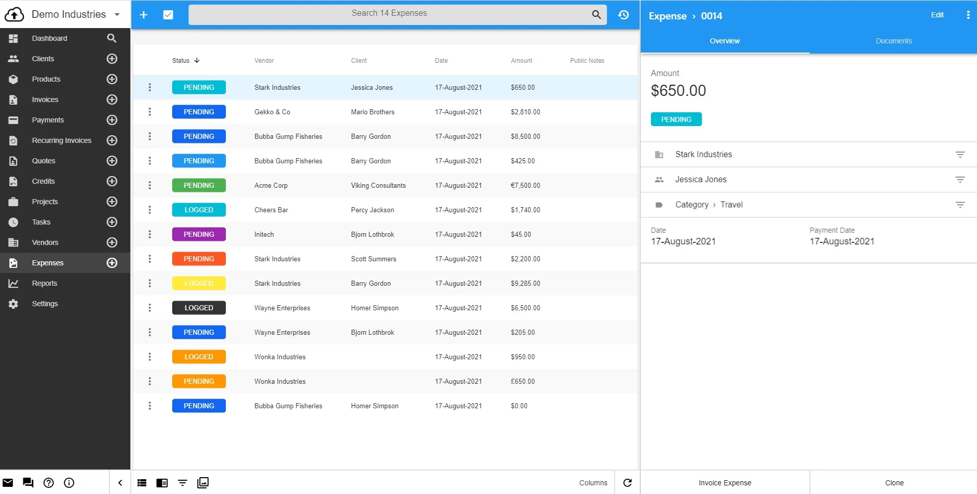 Invoice Ninja screenshot 2
