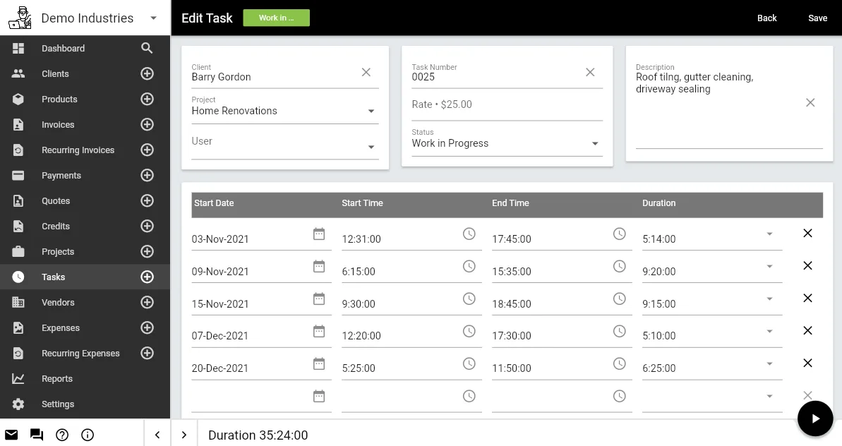 Invoice Ninja screenshot 3