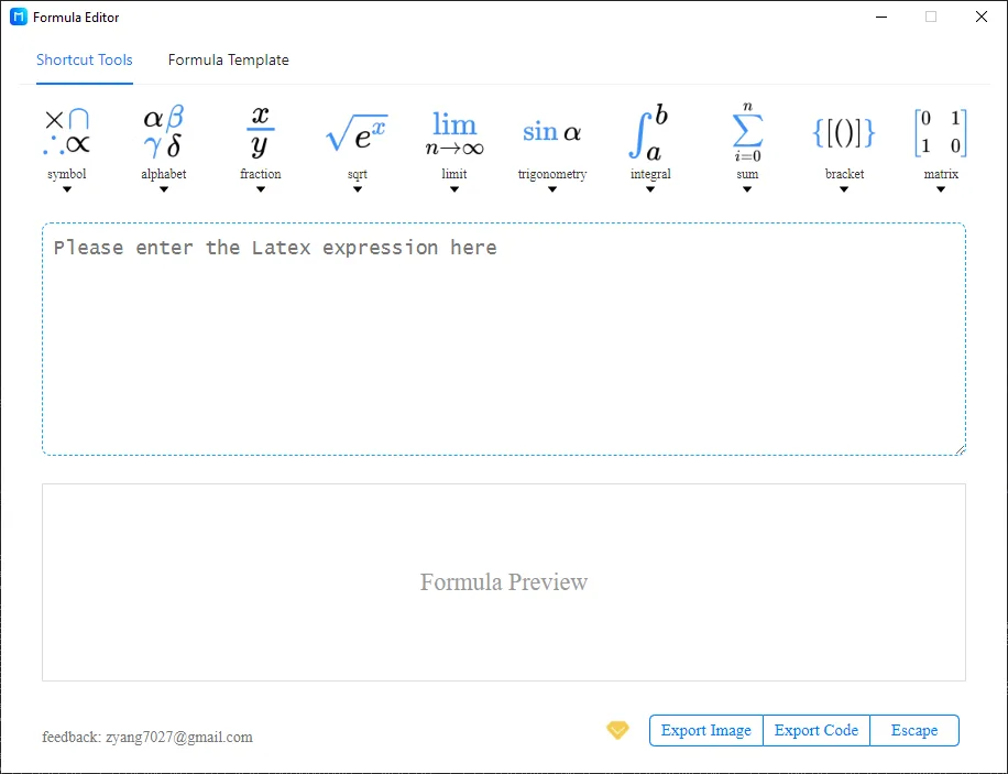 Formula Editor - Math Tool screenshot 1
