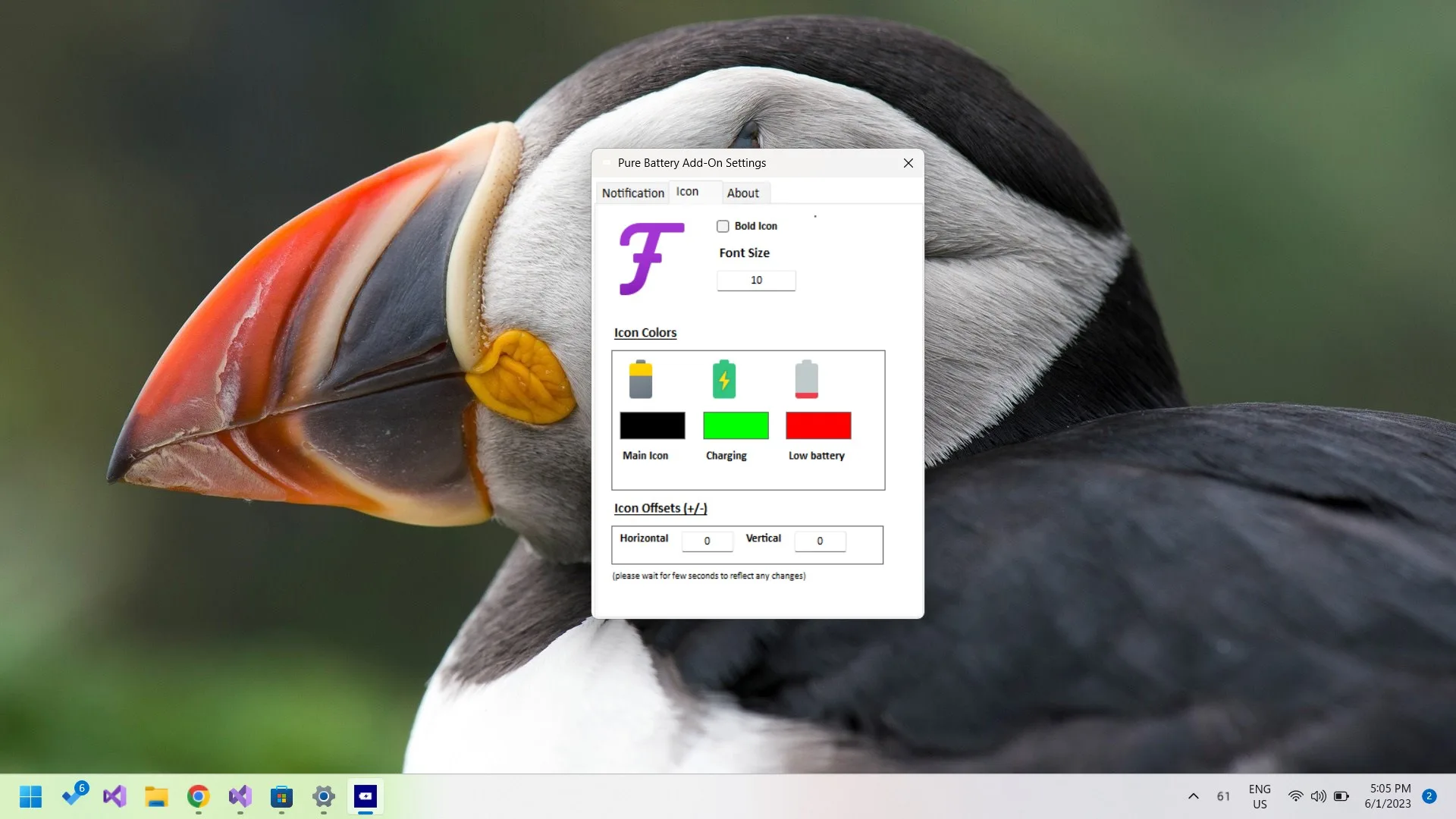 Battery Percentage - Pure Battery add-on screenshot 3