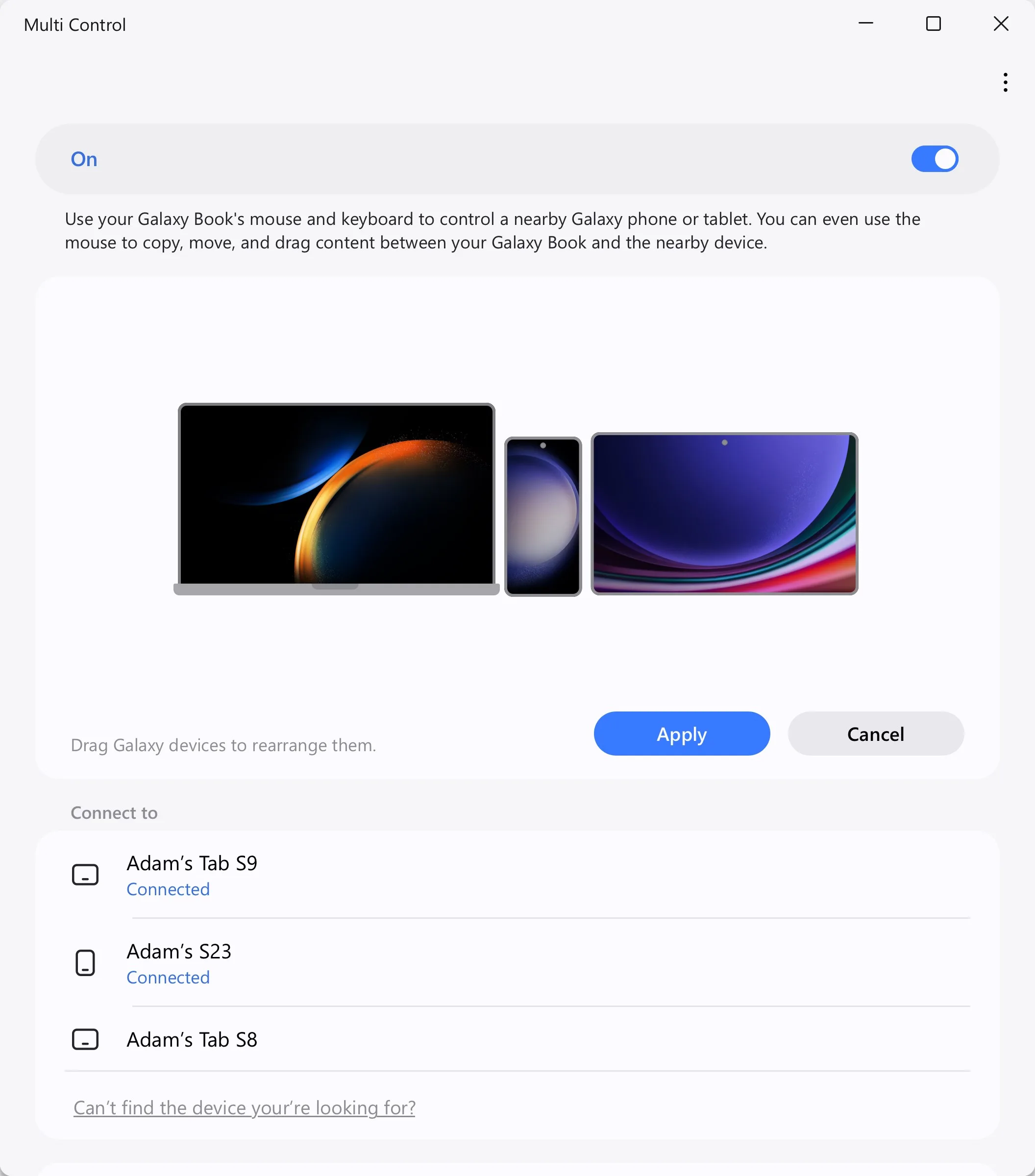 Multi control screenshot 3