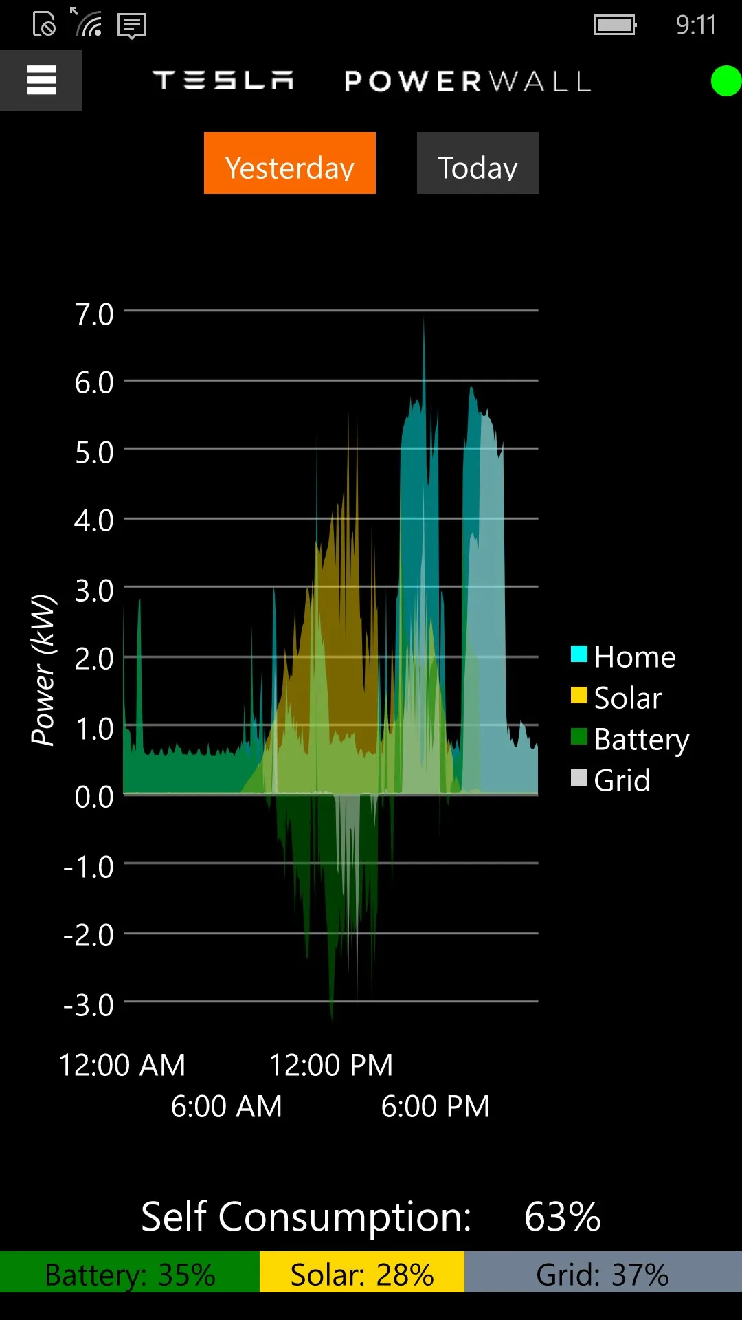 Powerwall Companion screenshot 1