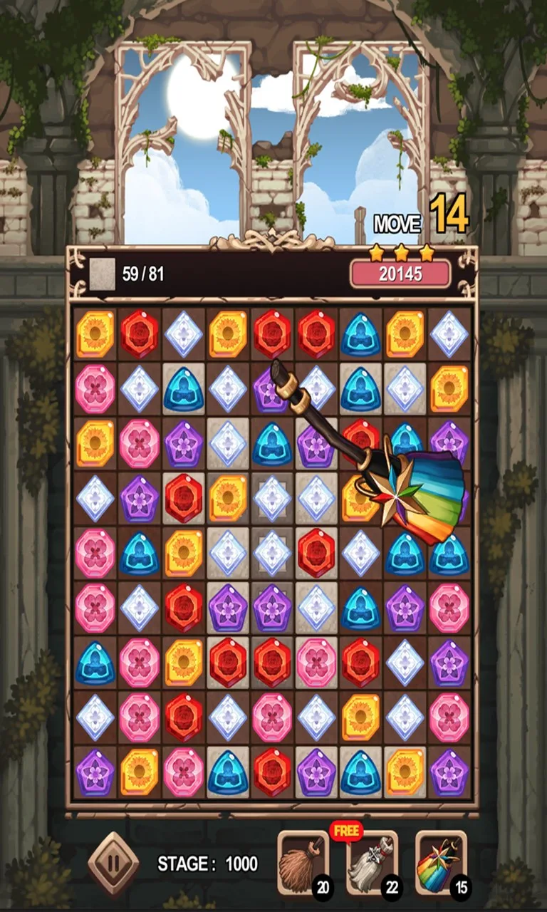 Forest Witch Match 3 Puzzle Game 2021 screenshot 5