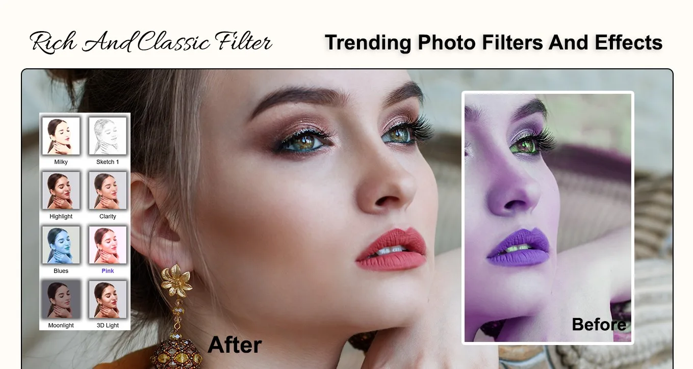 Glitter and Pixel Effects Photo Editor screenshot 3