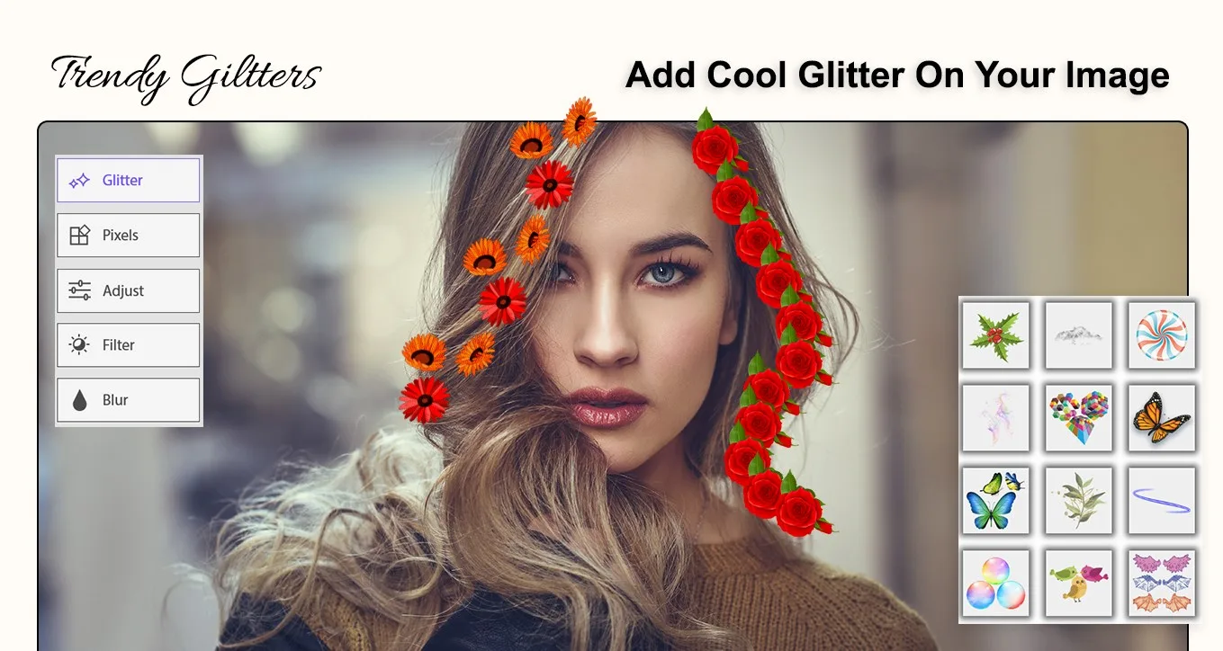 Glitter and Pixel Effects Photo Editor screenshot 4