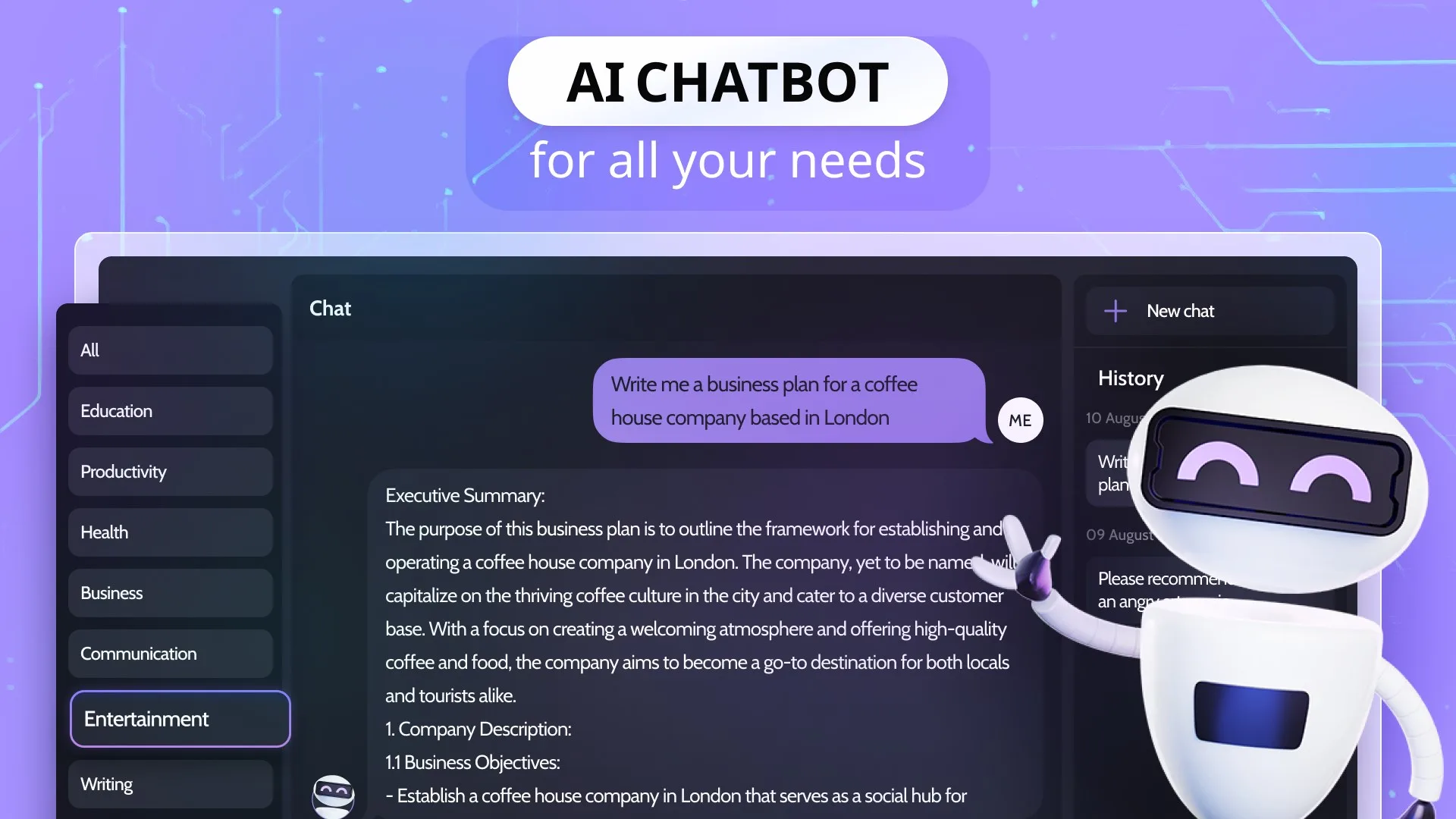AI Chat Generator: Virtual Bot Assistant screenshot 1