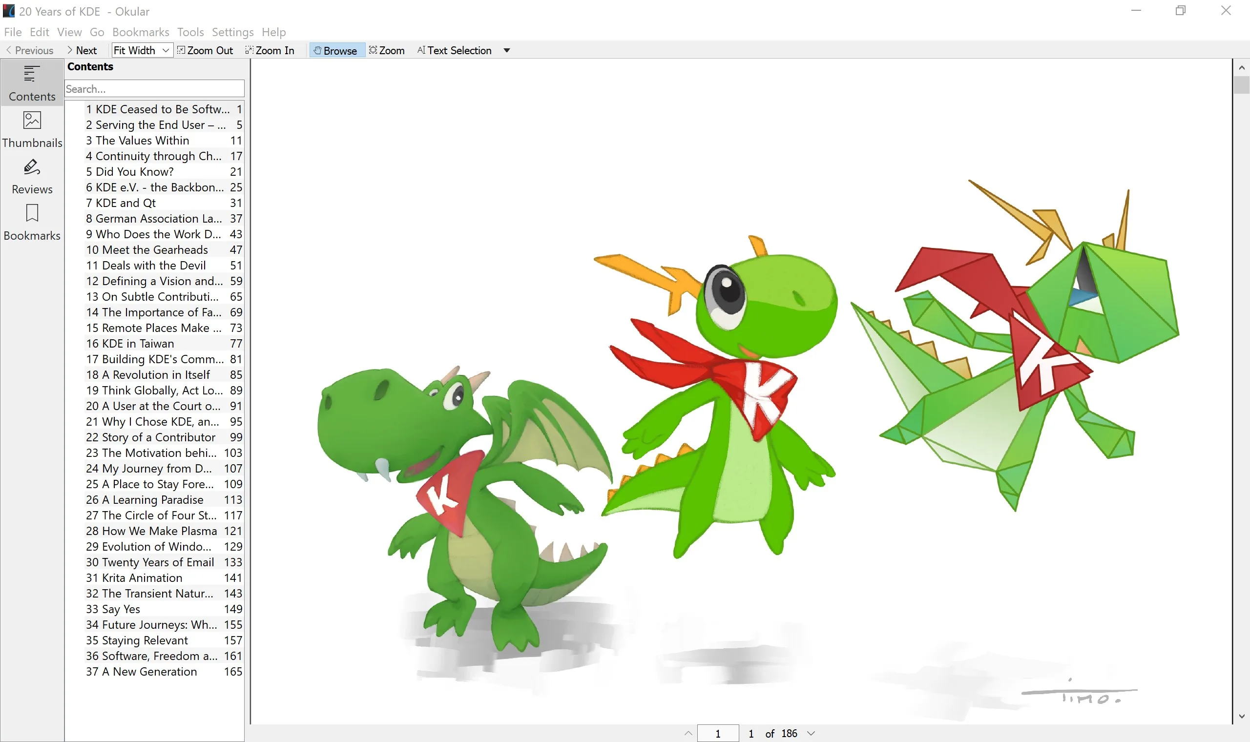 Okular screenshot 2