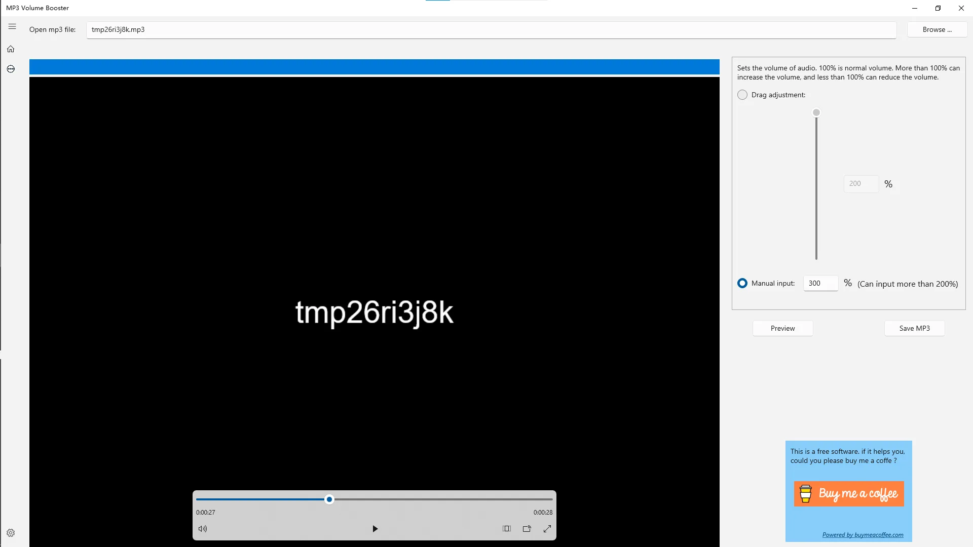 MP3 Volume Booster screenshot 1