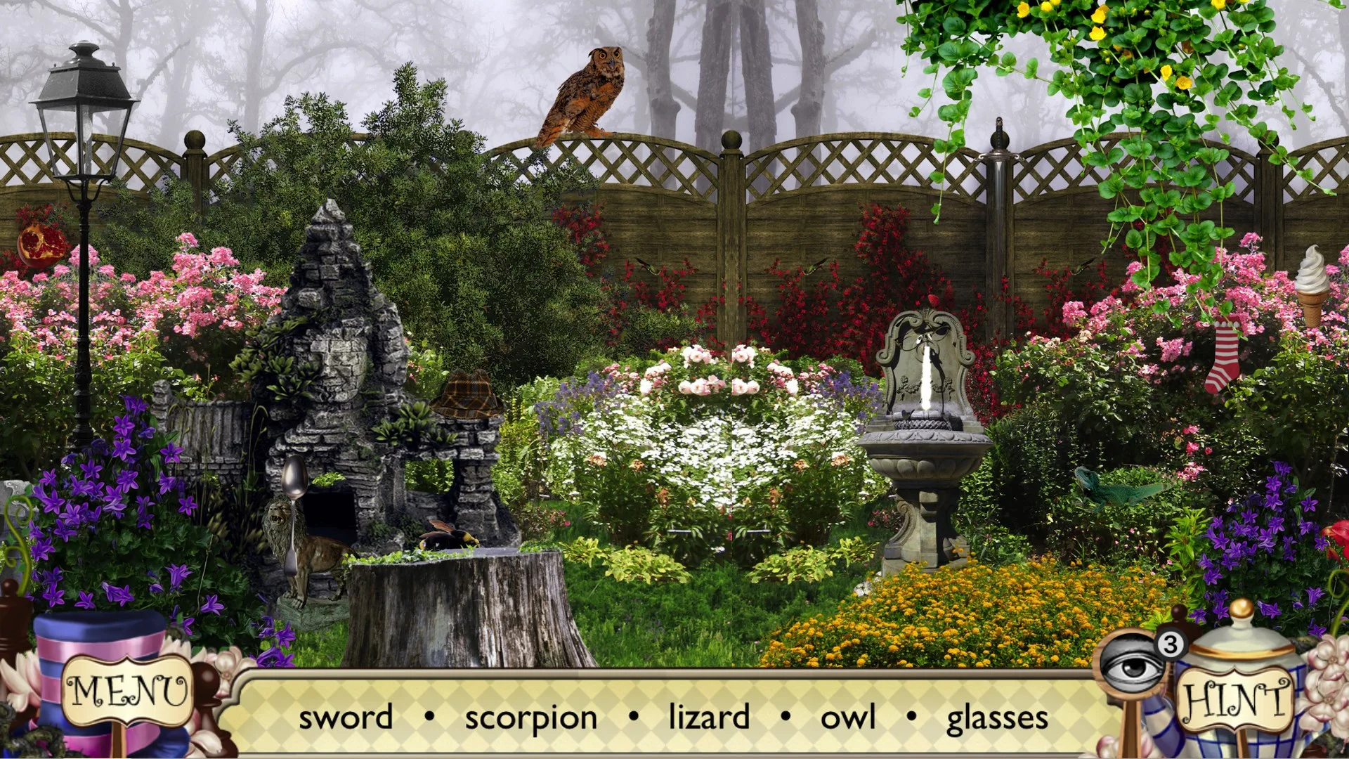 Alice Through the Looking Glass: Hidden Objects Games screenshot 2