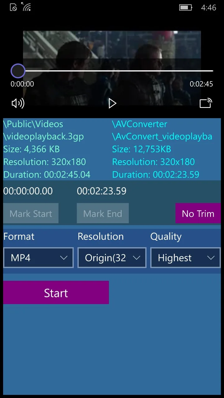 AVConverter screenshot 4