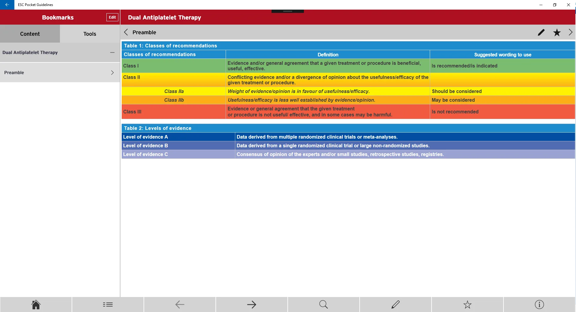 ESC Pocket Guidelines screenshot 4