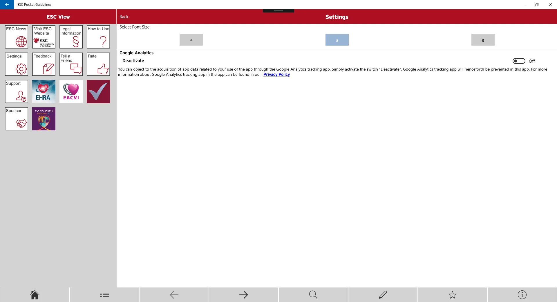 ESC Pocket Guidelines screenshot 5