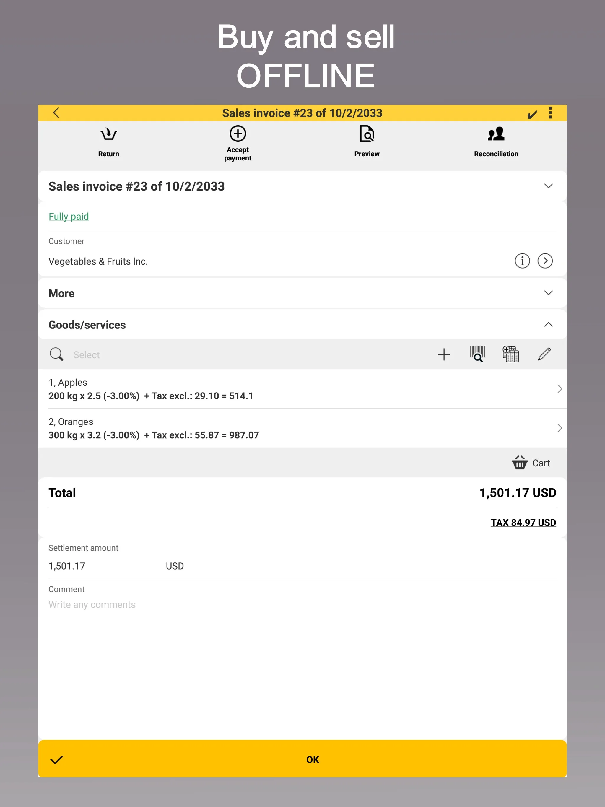 Team: Bookkeeping + Inventory + Sales tracker screenshot 5