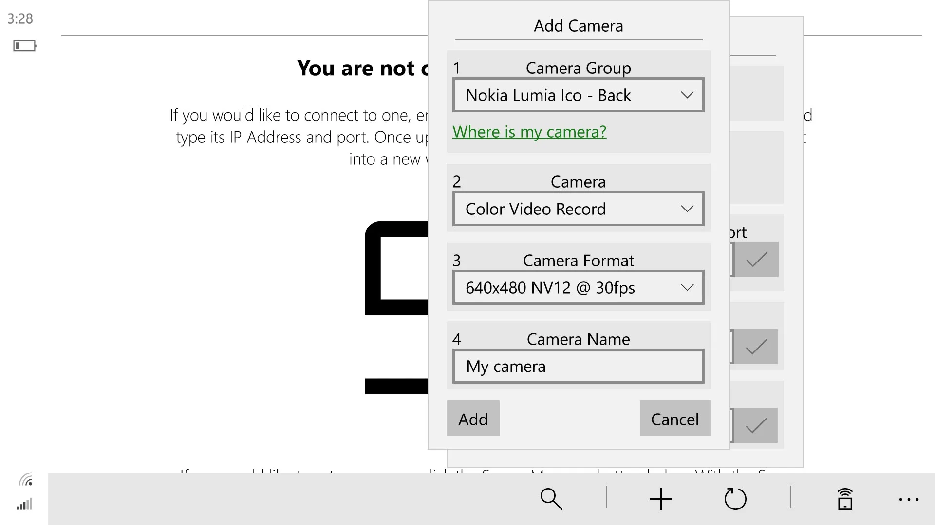 Camera IO screenshot 3