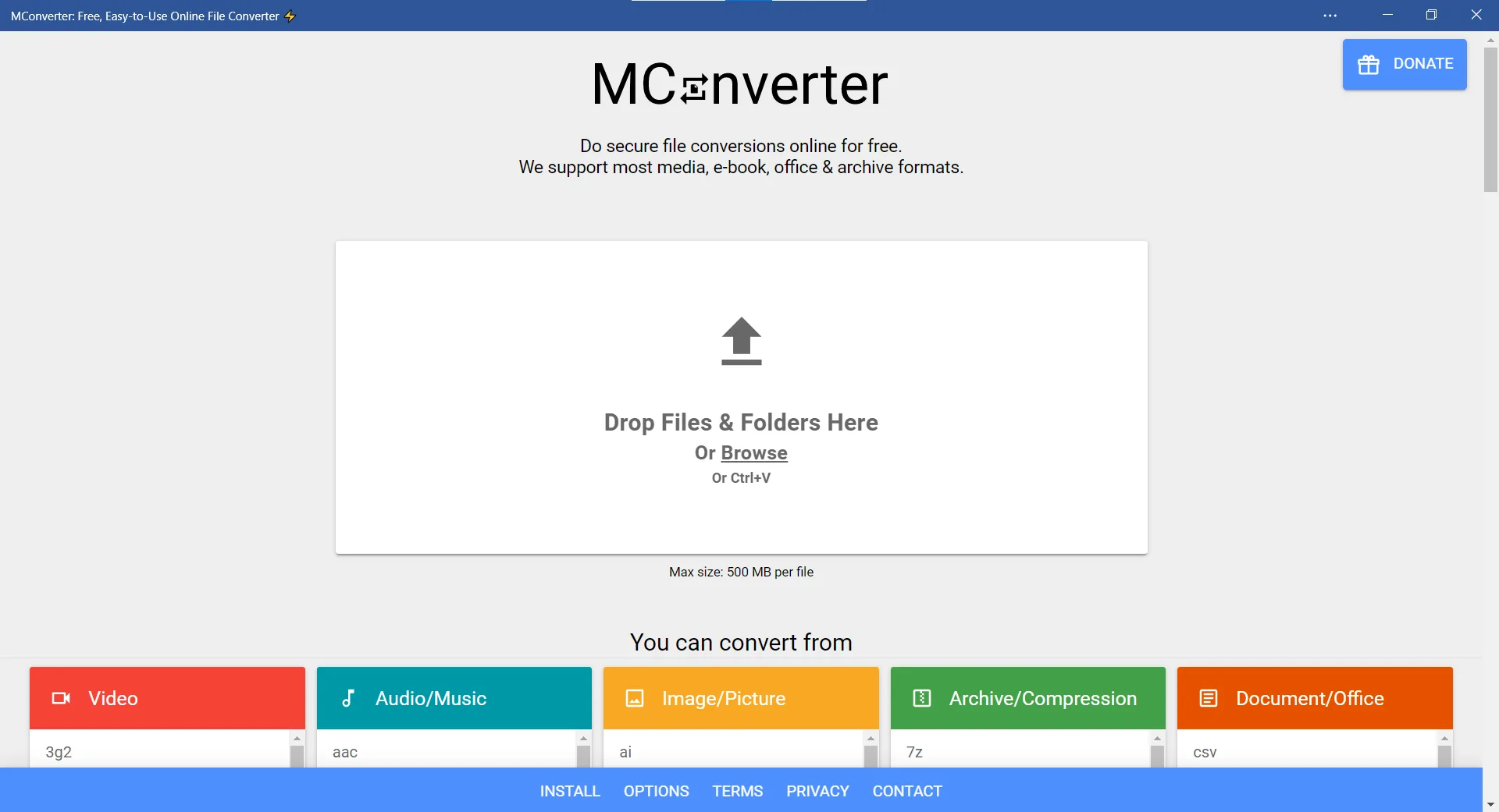 MConverter: File Converter & PDF Compressor screenshot 1